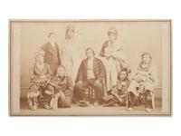 GARDNER, Alexander (1821-1882), photographer. CDV of the Sauk and Fox delegation. Washington, DC: Philip & Solomons, February 1867.