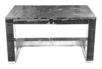 A Paul Evans Cityscape Desk Height 29 1/2 x width 48 x depth 20 inches.
