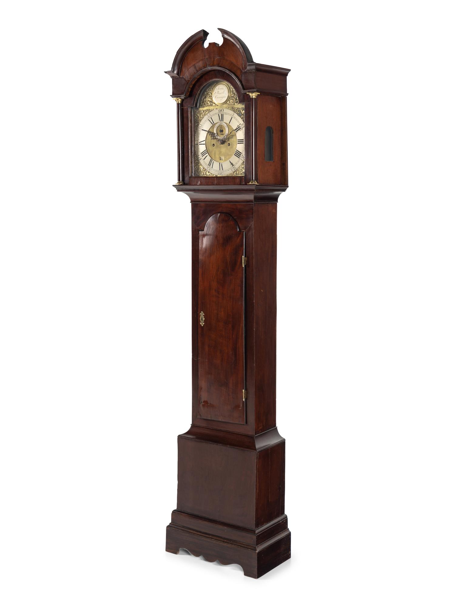 A Scottish George III Mahogany Tall Case Clock