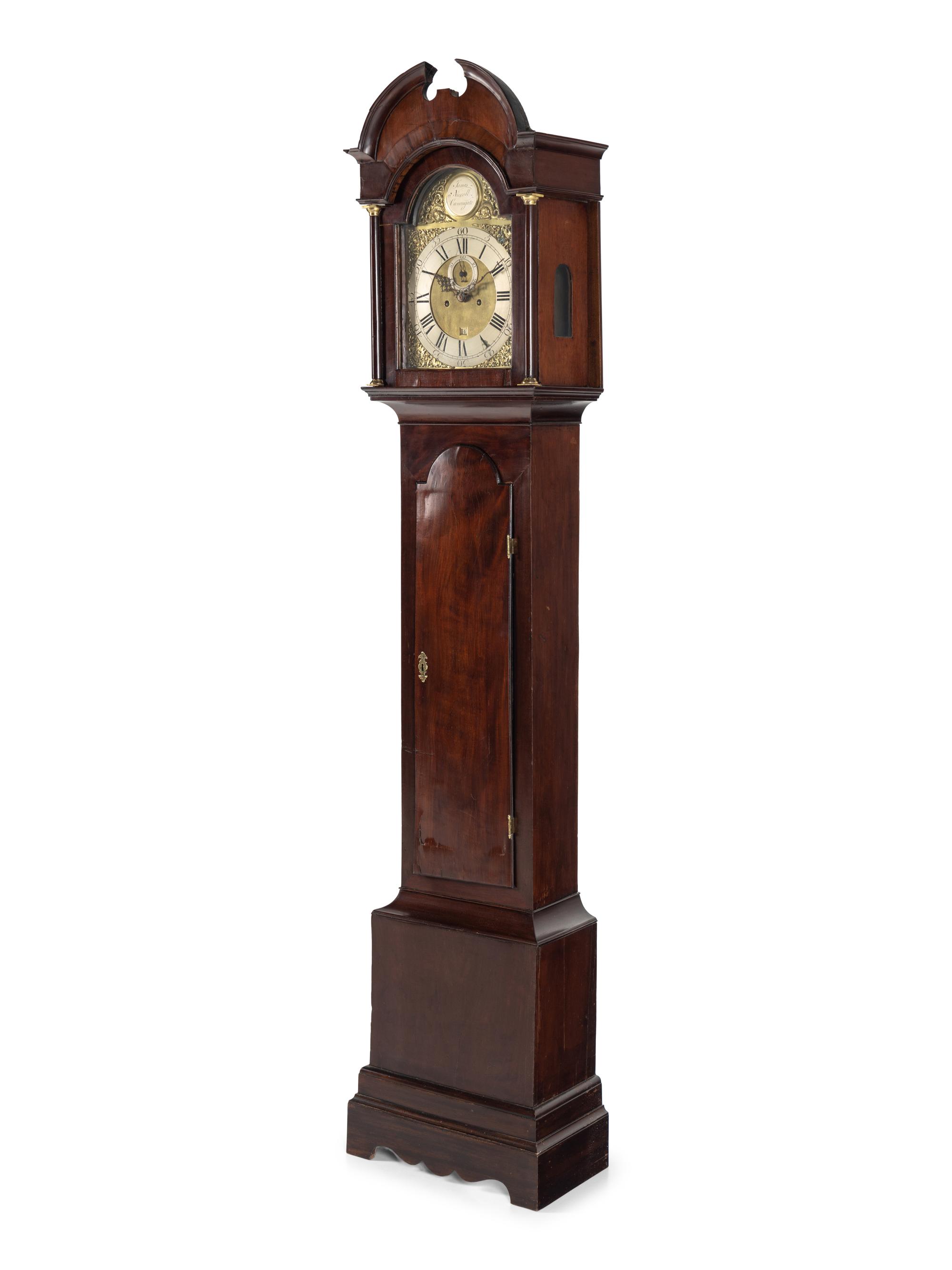 A Scottish George III Mahogany Tall Case Clock