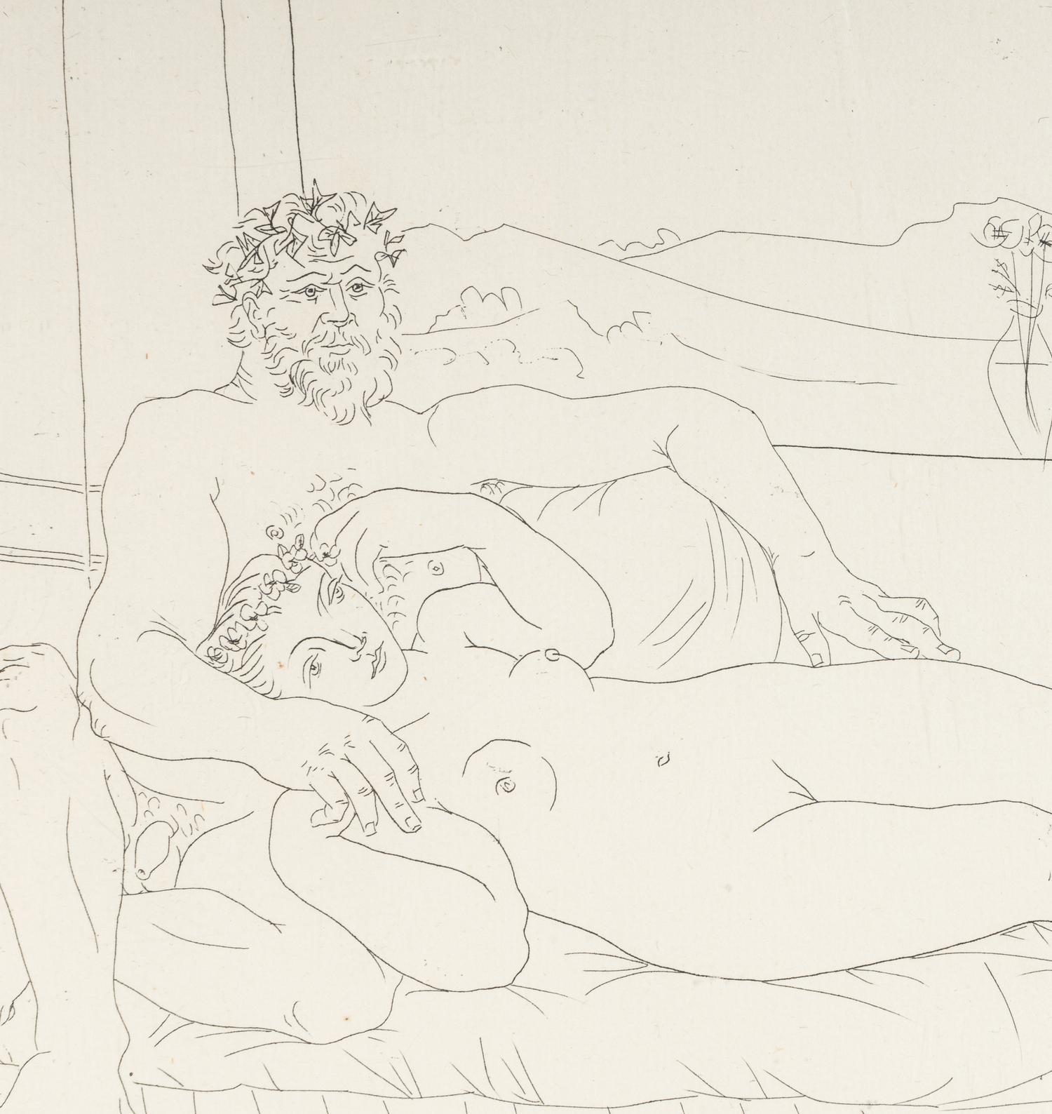 Le Repos du sculpteur II (from La Suite Vollard ), 1933