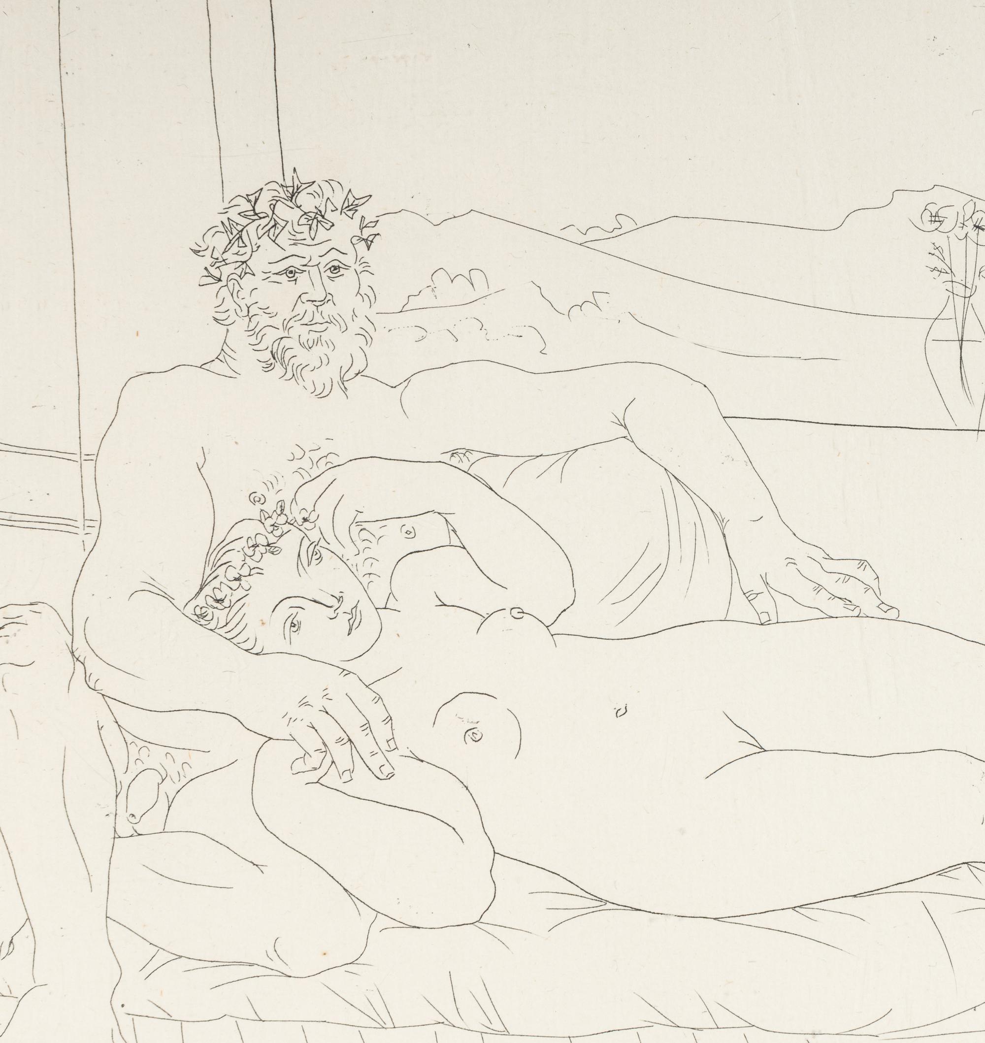 Le Repos du sculpteur II (from La Suite Vollard ), 1933