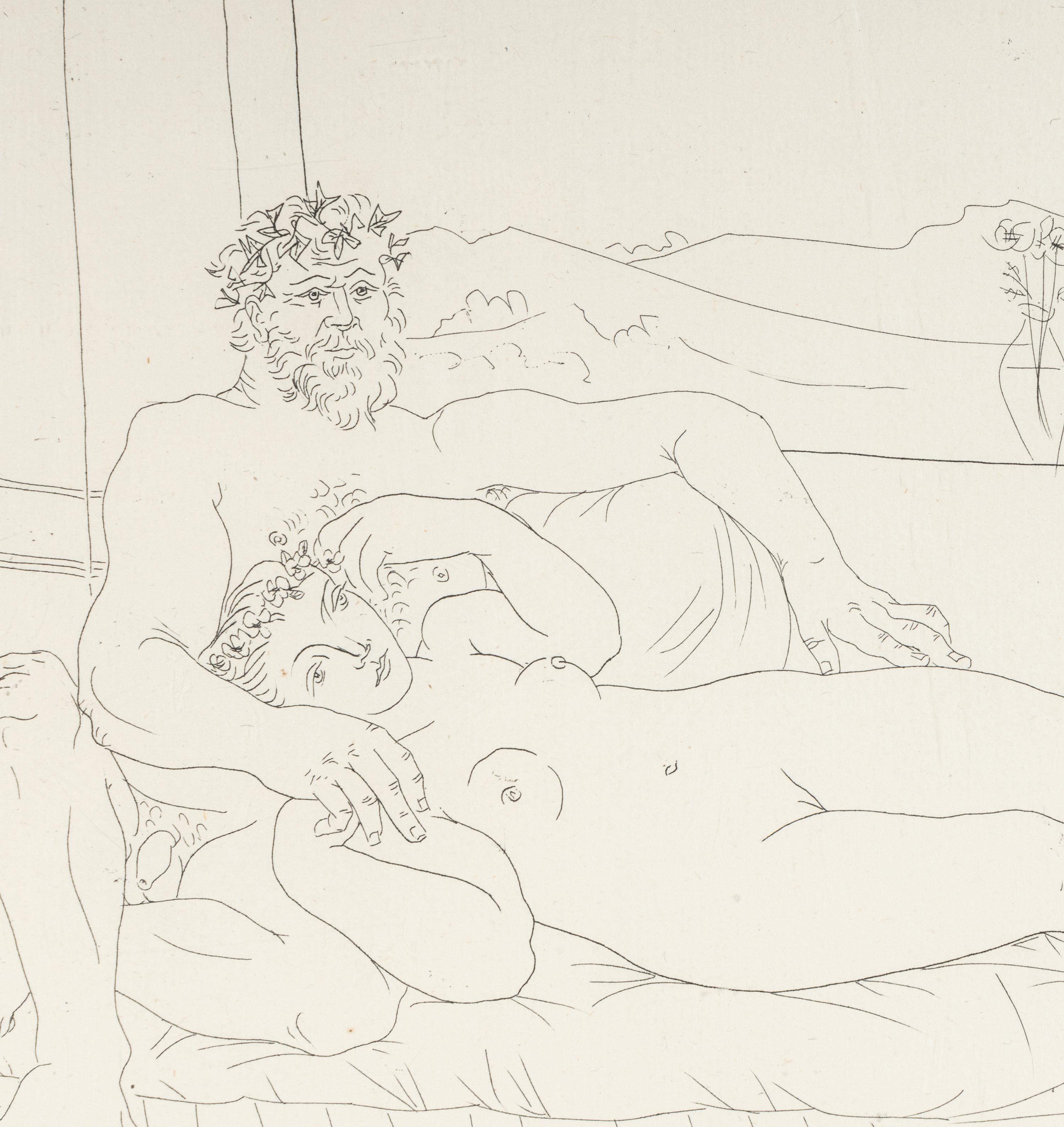Le Repos du sculpteur II (from La Suite Vollard ), 1933