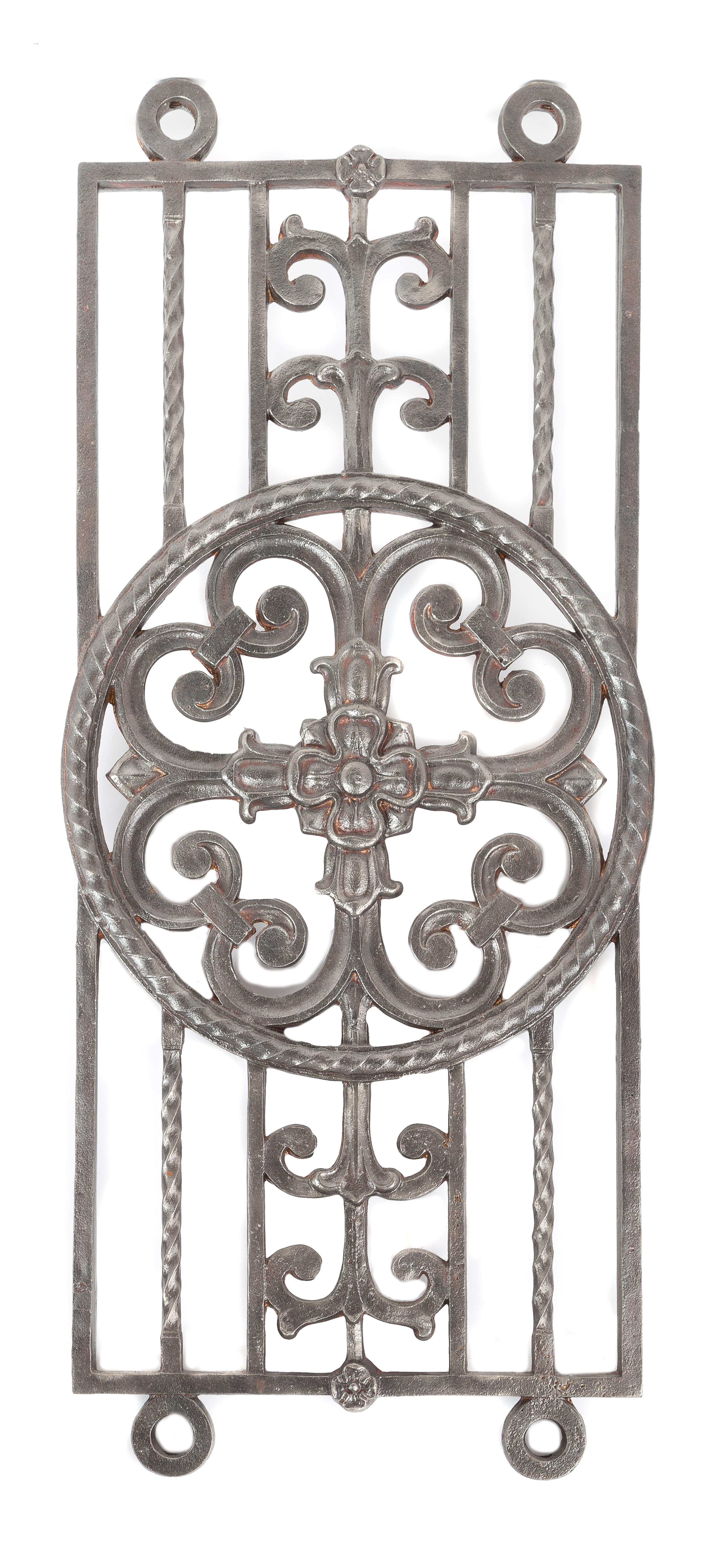 J.E.O. (John Edmund Oldaker) Pridmore, (British/American, 1867-1940), a staircase baluster panel from the inerior lobby of the Sheridan