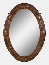 Hand-Hammered Wall Mirror