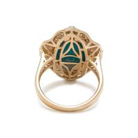 TURQUOISE AND DIAMOND RING