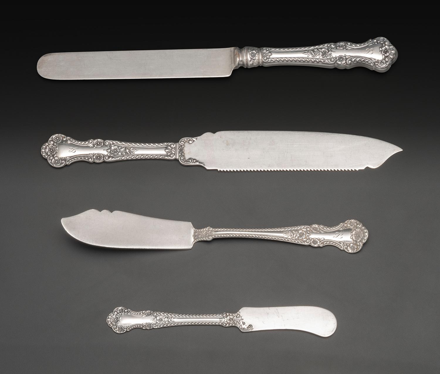 An American Silver Flatware Service