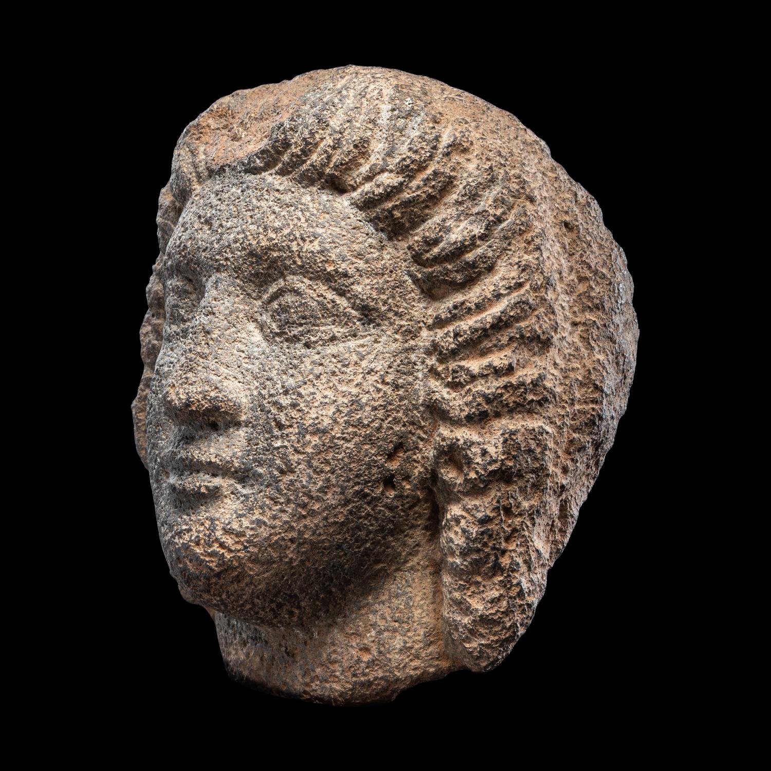 A Syro-Roman Basalt Head