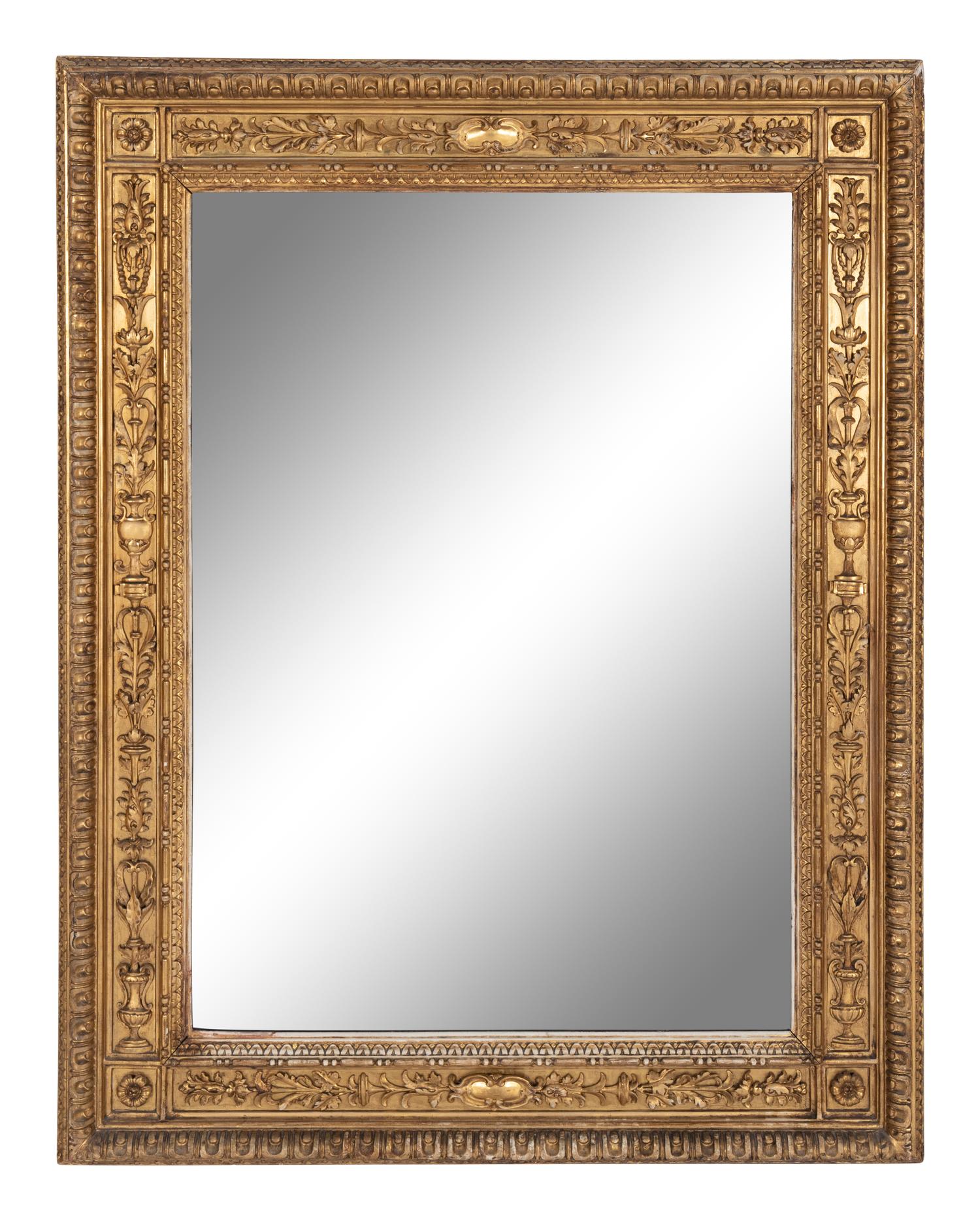 An Empire Giltwood Mirror