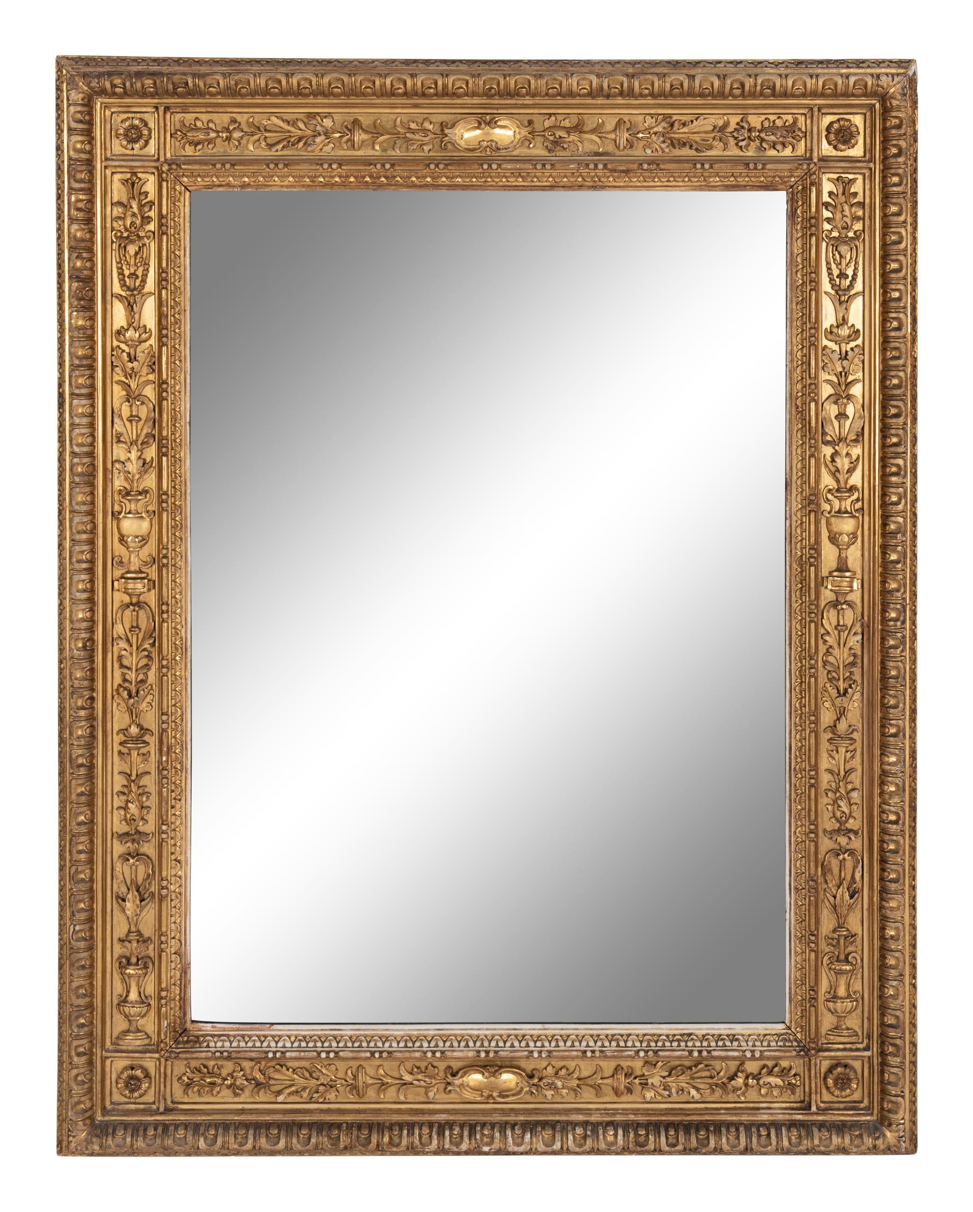An Empire Giltwood Mirror