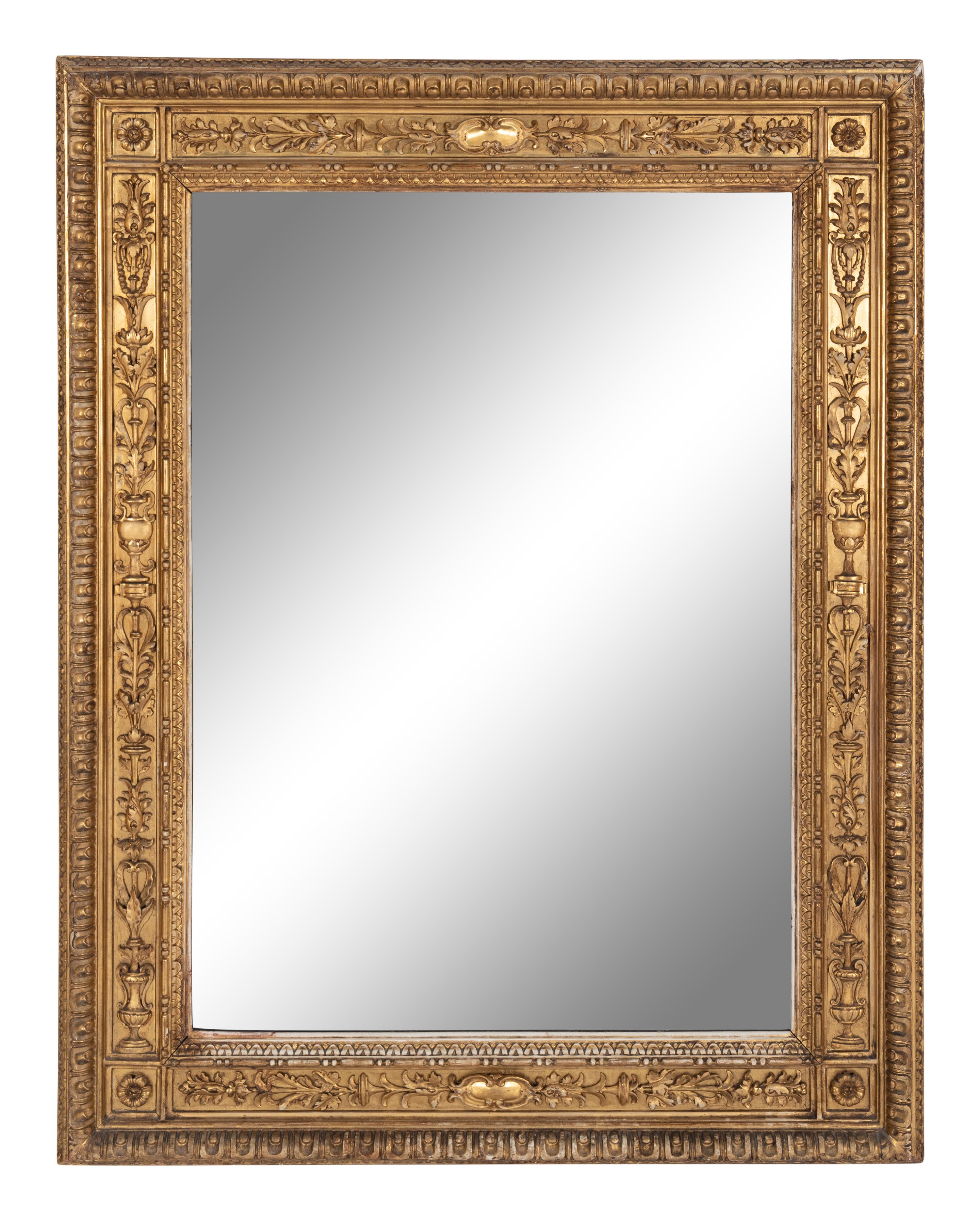 An Empire Giltwood Mirror