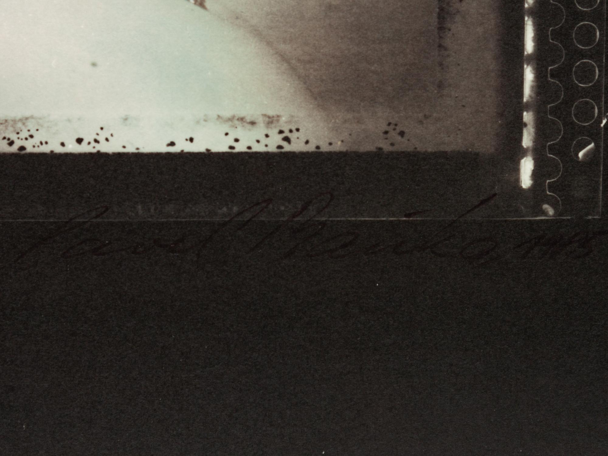 A group of four photographs ( Portrait with Metal Bar , 1984; Nude with Metal Arch , 1985; Touching , 1986; Untitled , 1985)