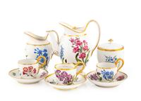 A Continental Porcelain Coffee Service