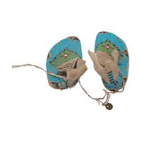 Sioux Child's Beaded Moccasins