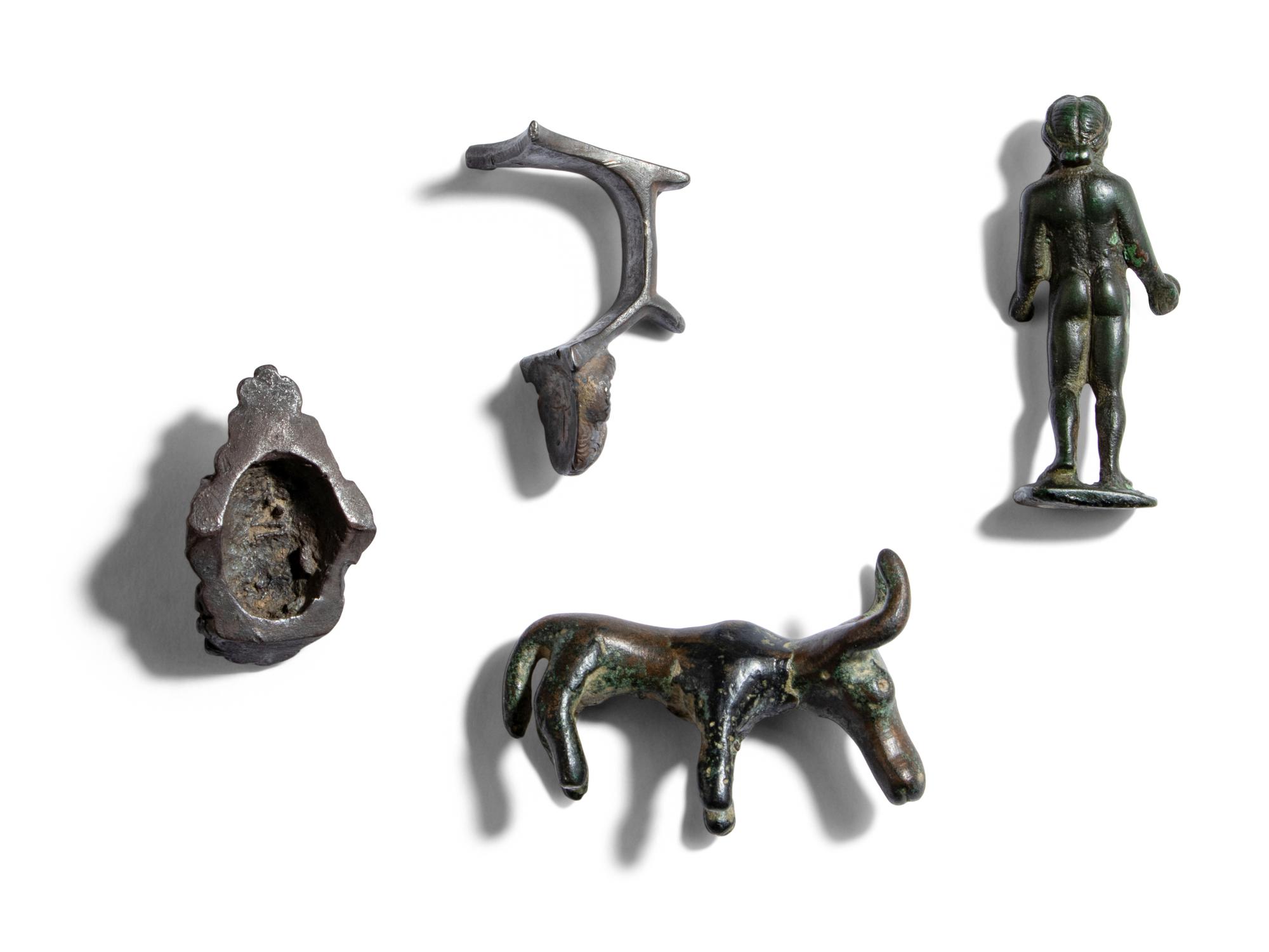 Four Greco-Roman Bronze Objects