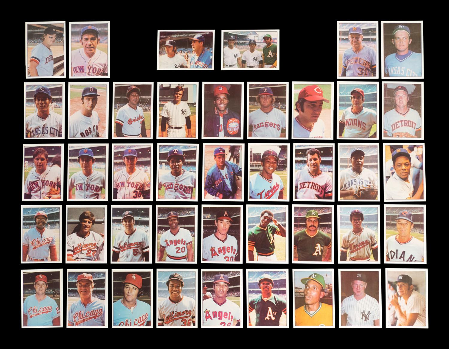 A Complete Set of 1975 SSPC Superstars Baseball Cards (42/42)