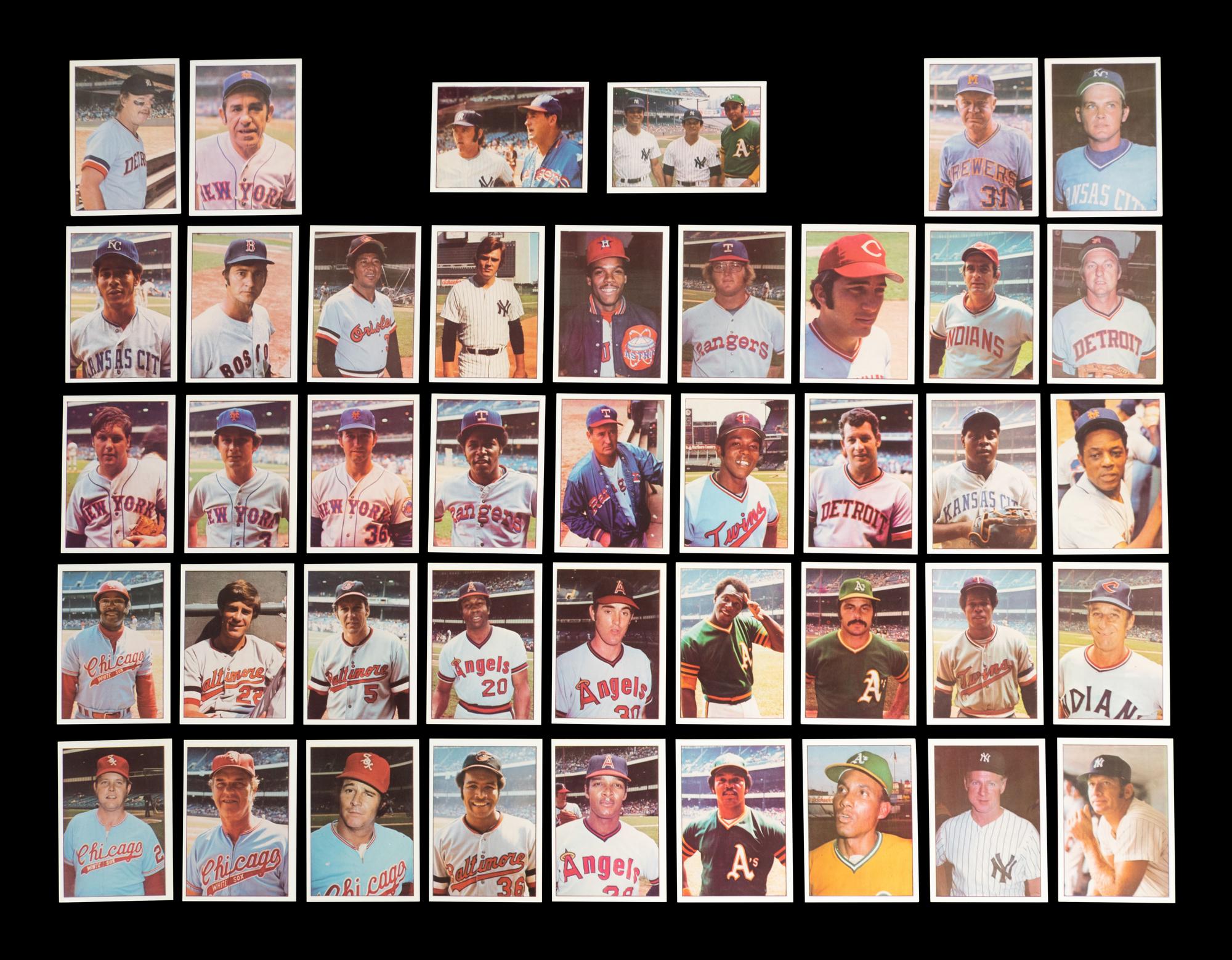 A Complete Set of 1975 SSPC Superstars Baseball Cards (42/42)