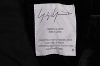 Yohji Yamamoto Black Velvet Cloak
