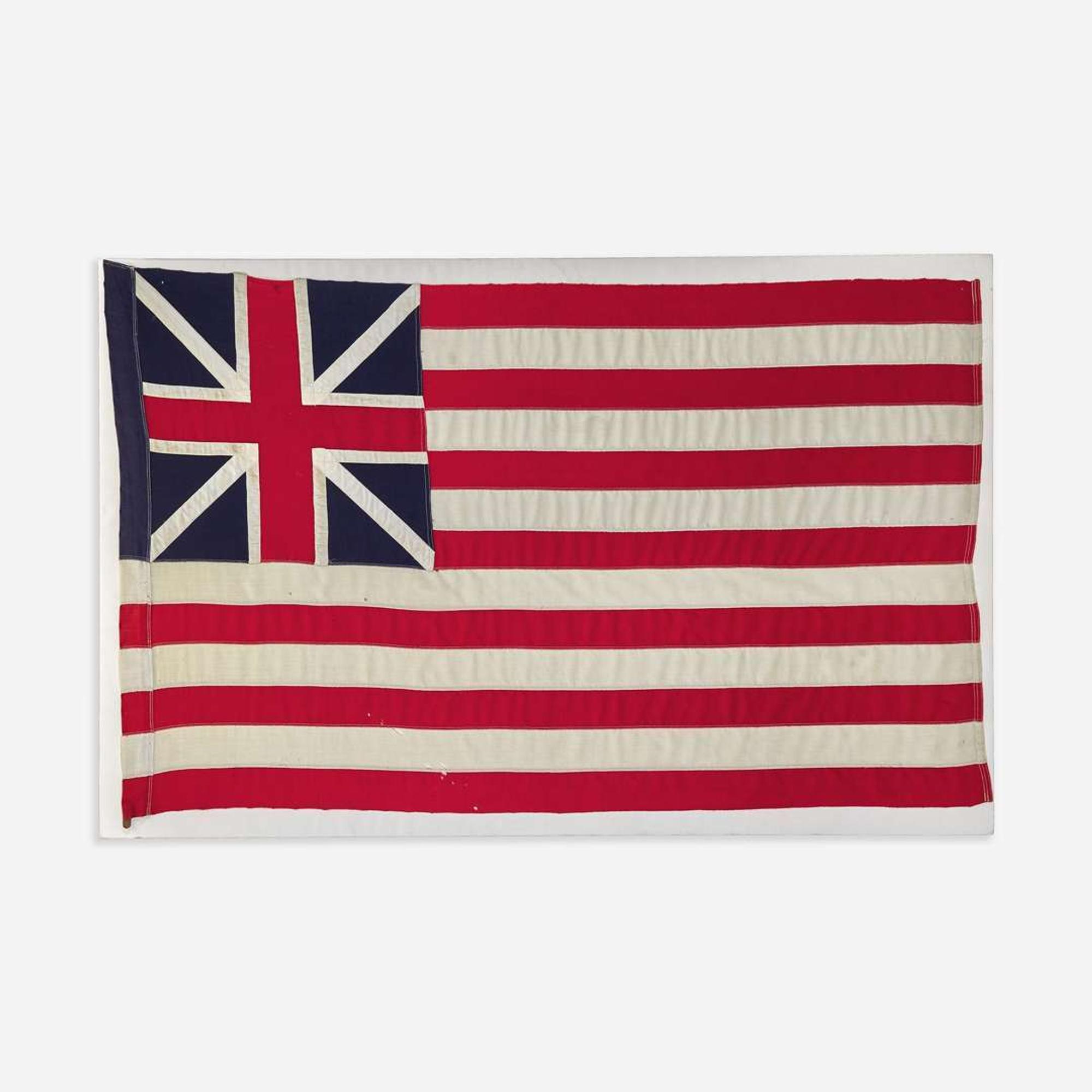 An American Grand Union Flag or Continental Colors late 19th/ early 20th century