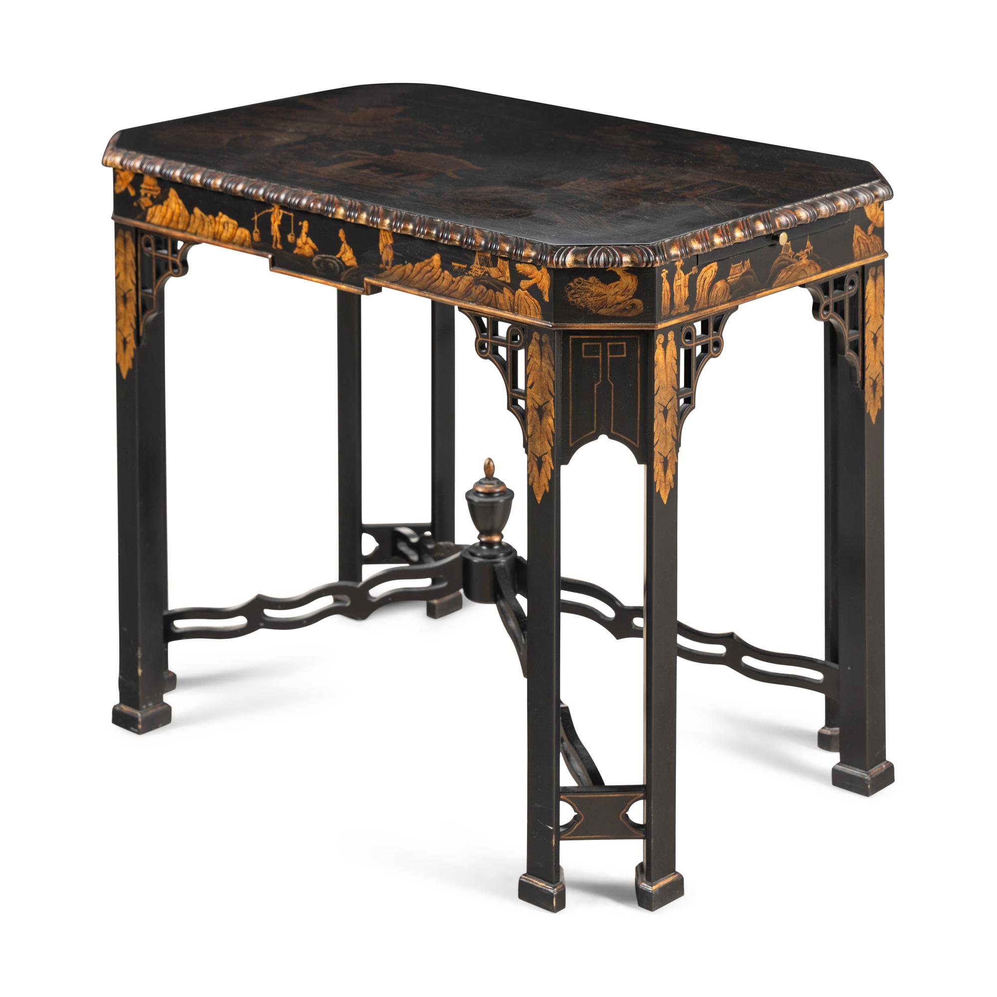 A Chinoiserie Decorated Center Table