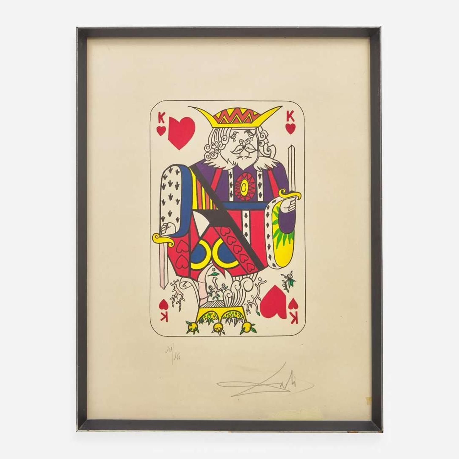 Salvador Dalí (Spanish, 1904-1989) King of Hearts