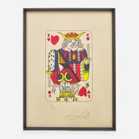 Salvador Dalí (Spanish, 1904-1989) King of Hearts