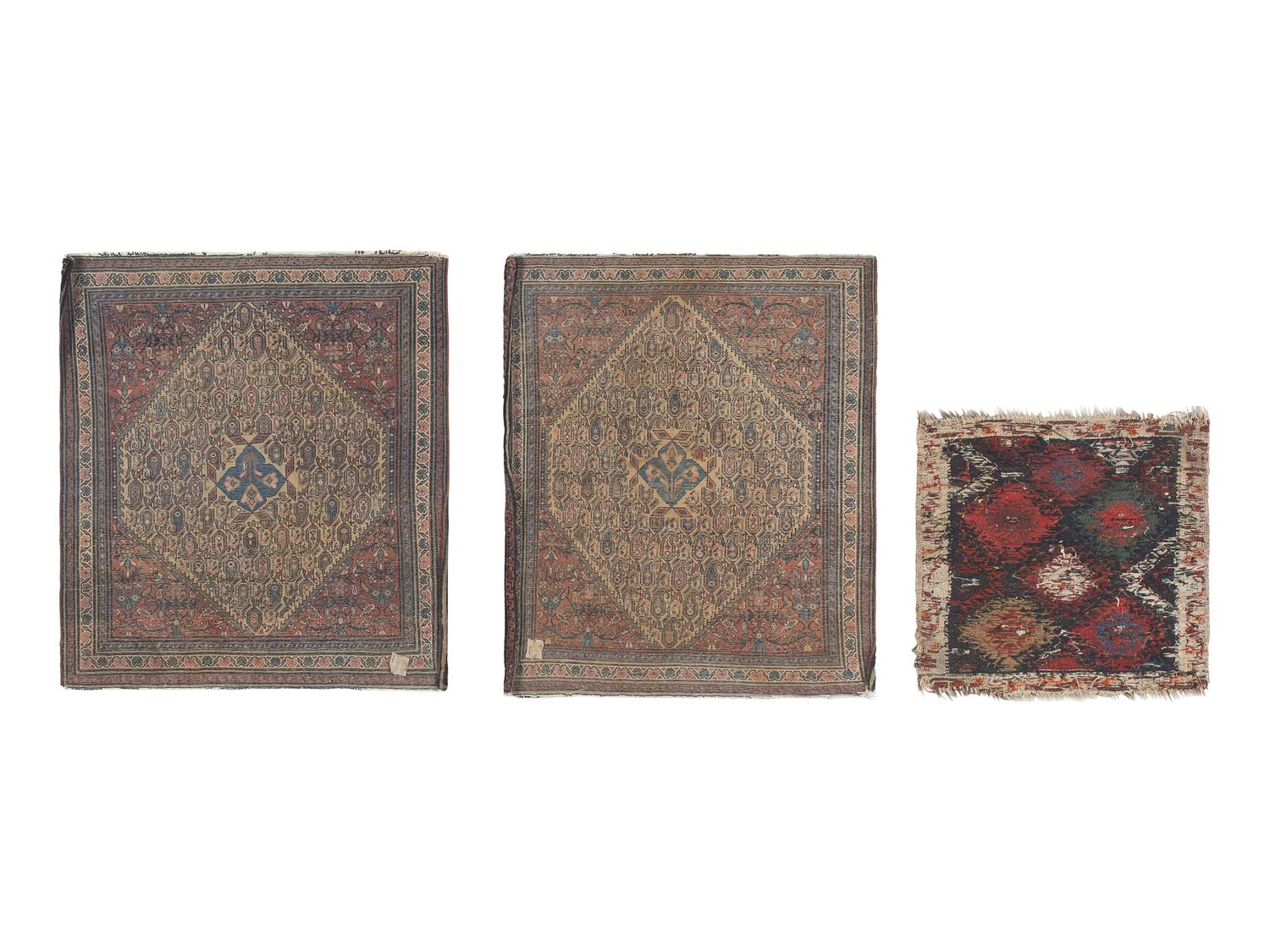 Three Persian Wool Mats