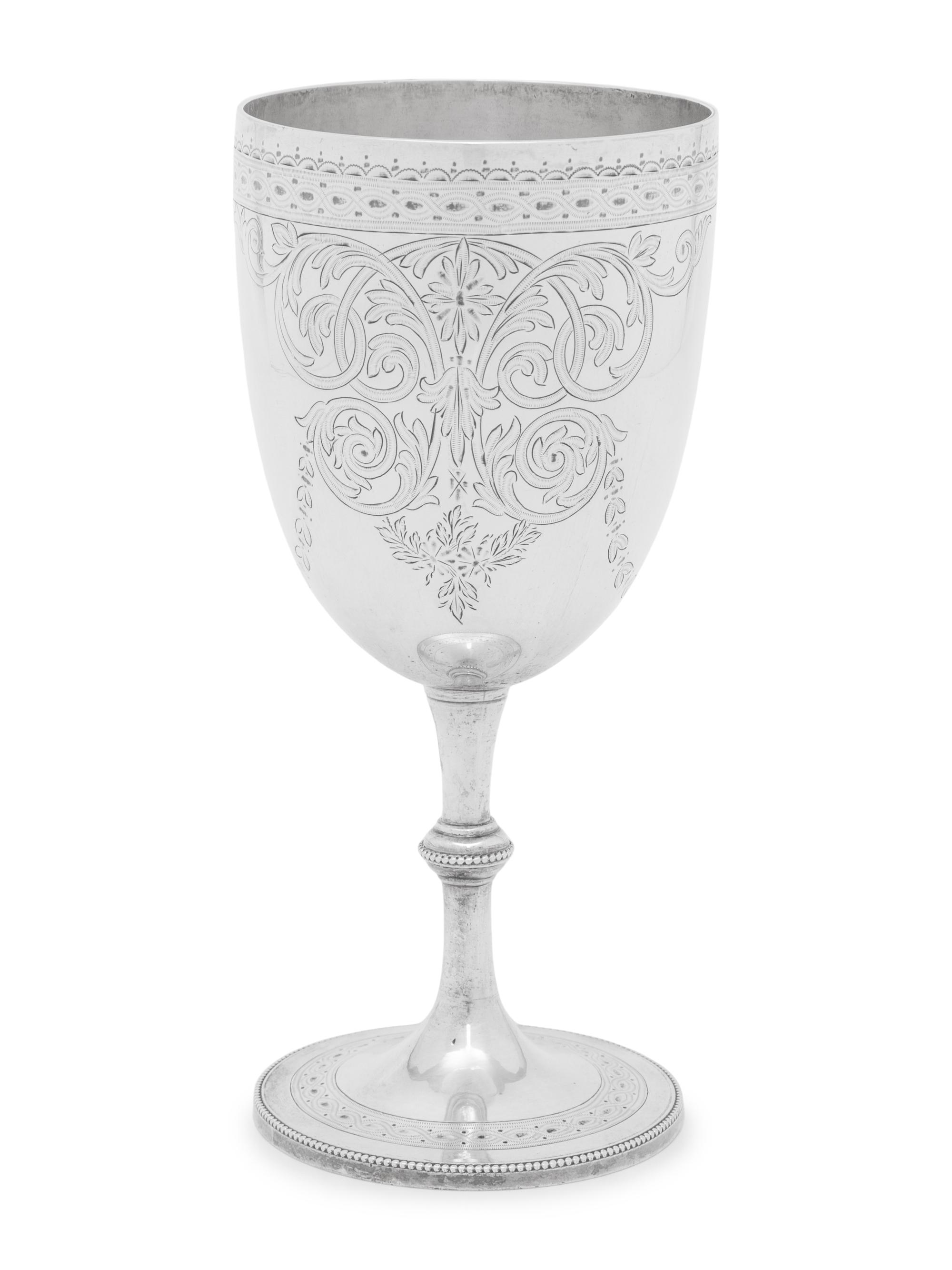 A Victorian Silver Chalice