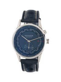 NOMOS, STAINLESS STEEL 'ZURICH WELTZEIT' WATCH