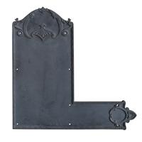 A Cast Iron Decorative Door Plate 18" W x .5" D x 18" H — United States, 19th Century