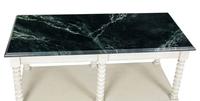 An Italian Baroque Style Painted Faux Marble-Top Console Table