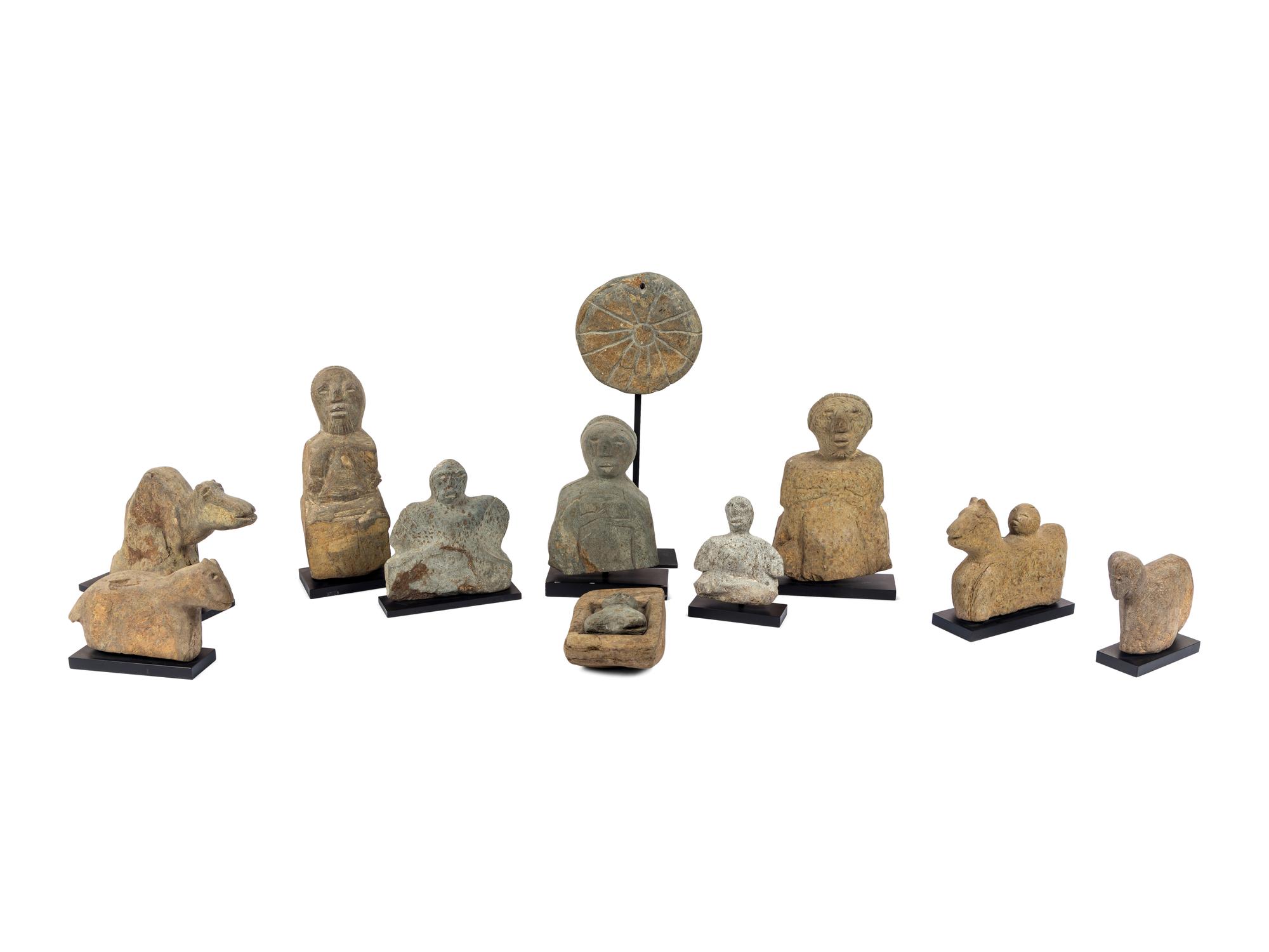 Nativity Scene (a group of 12 sculptures)