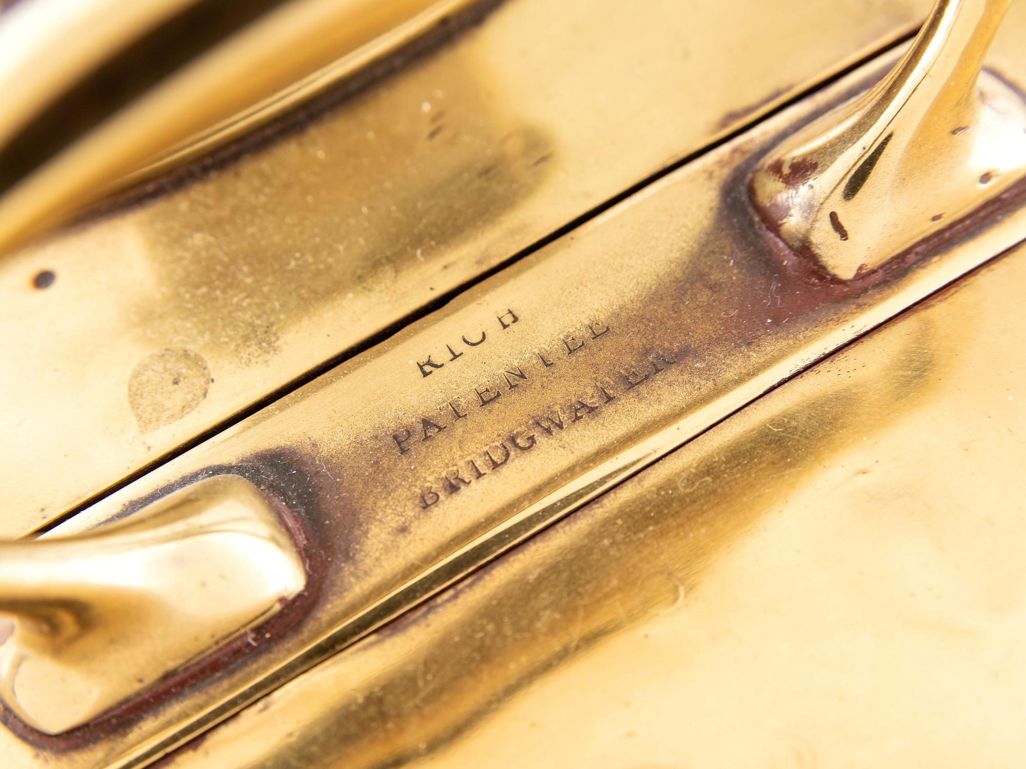 A Rich's Patent Brass Tobacco Honor Box