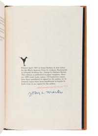 [FINE PRESS -- BLACK SPARROW PRESS]. BOWLES, Paul (1910-1999). The Spider's House . Santa Barbara: Black Sparrow Press, 1982.
