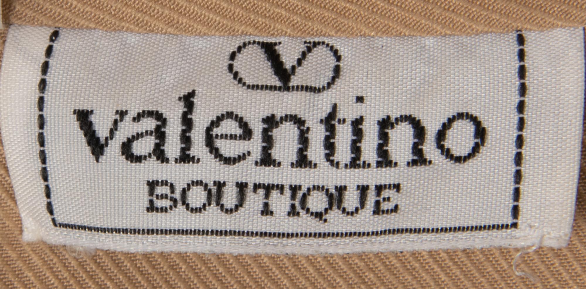Valentino Boutique Tan Trench Coat, 1990s