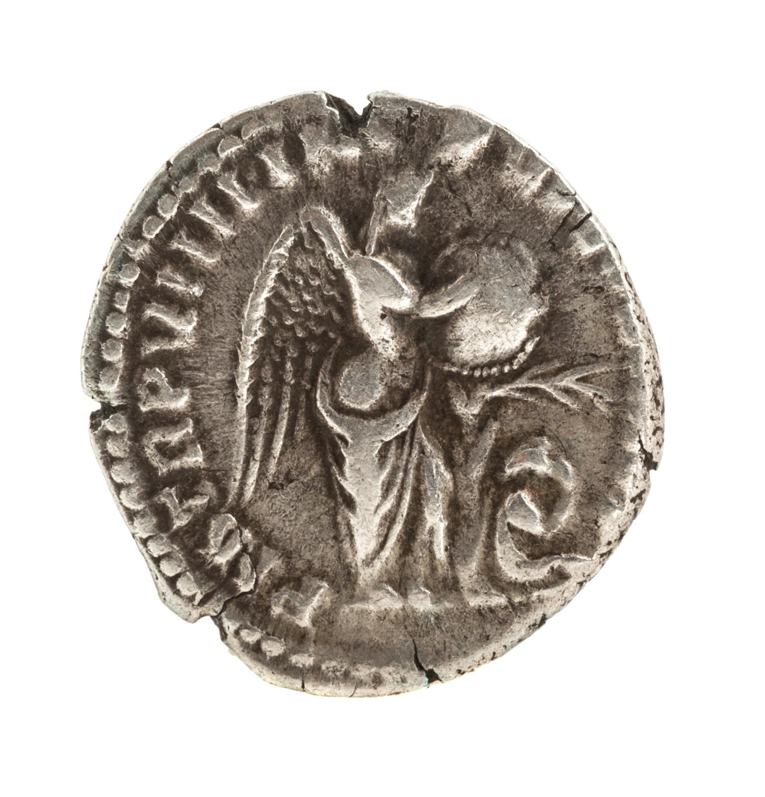 Roman Empire (circa 180 CE), Silver Denarius — Silver Denarius