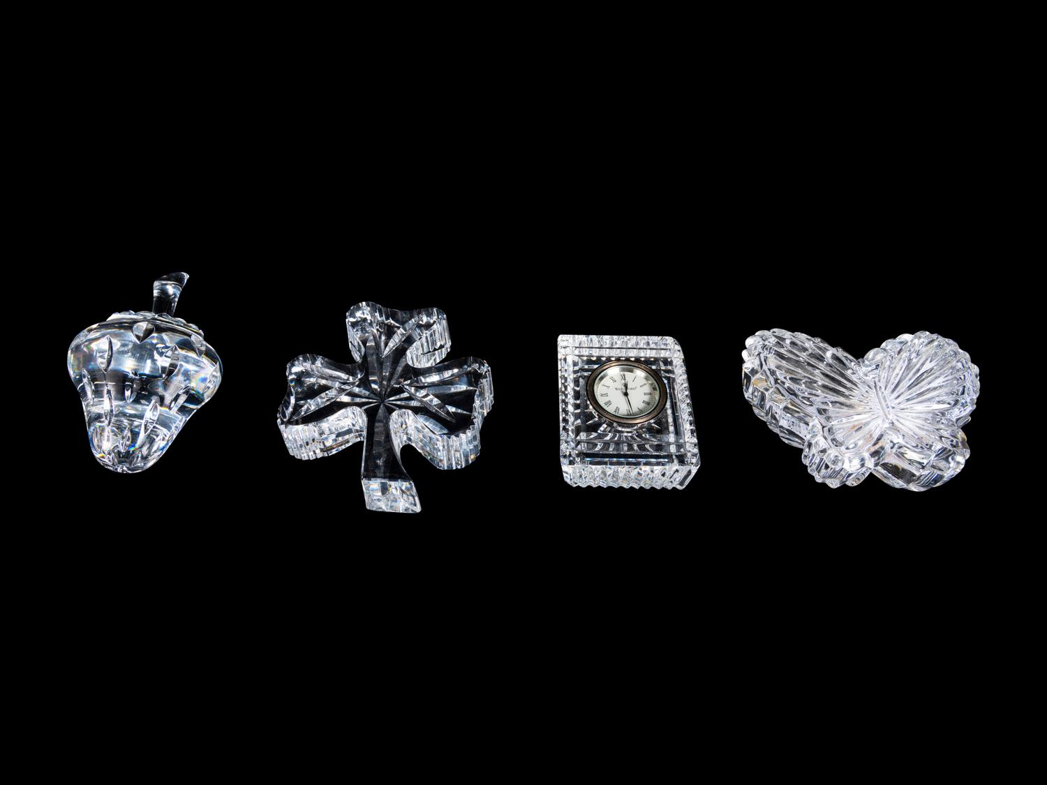 Three Waterford Cut Glass Articles