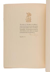 [RACKHAM, Arthur (1867-1939), illustrator]. GRAHAME, Kenneth (1859-1932). The Wind in the Willows. New York: The Limited Editions Club, 1940.