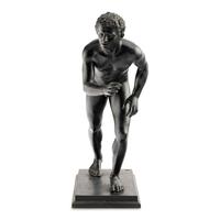 A Neapolitan Grand Tour Bronze Figure of a Runner