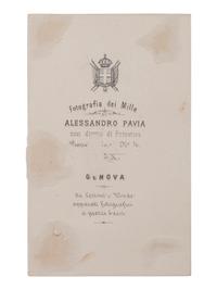 GARIBALDI, Giuseppe (1807-1882). CDV signed by the Italian revolutionary. Genova, Italy: Alessandro Pavia, n.d.