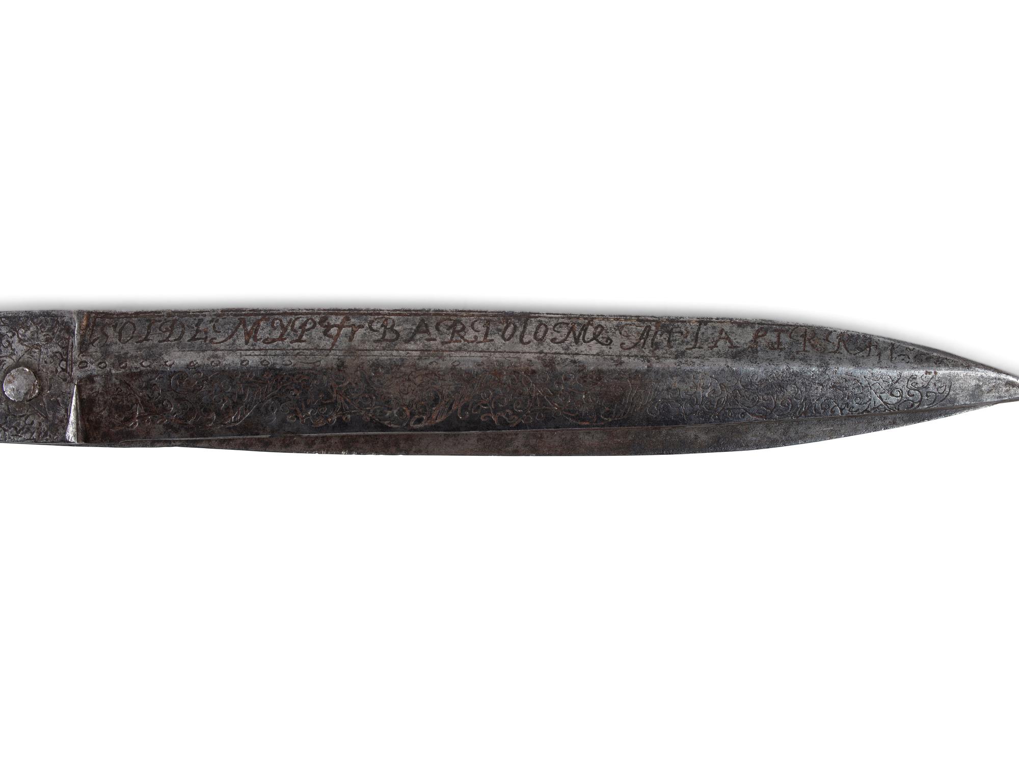 A Pair of Engraved Iron Shears