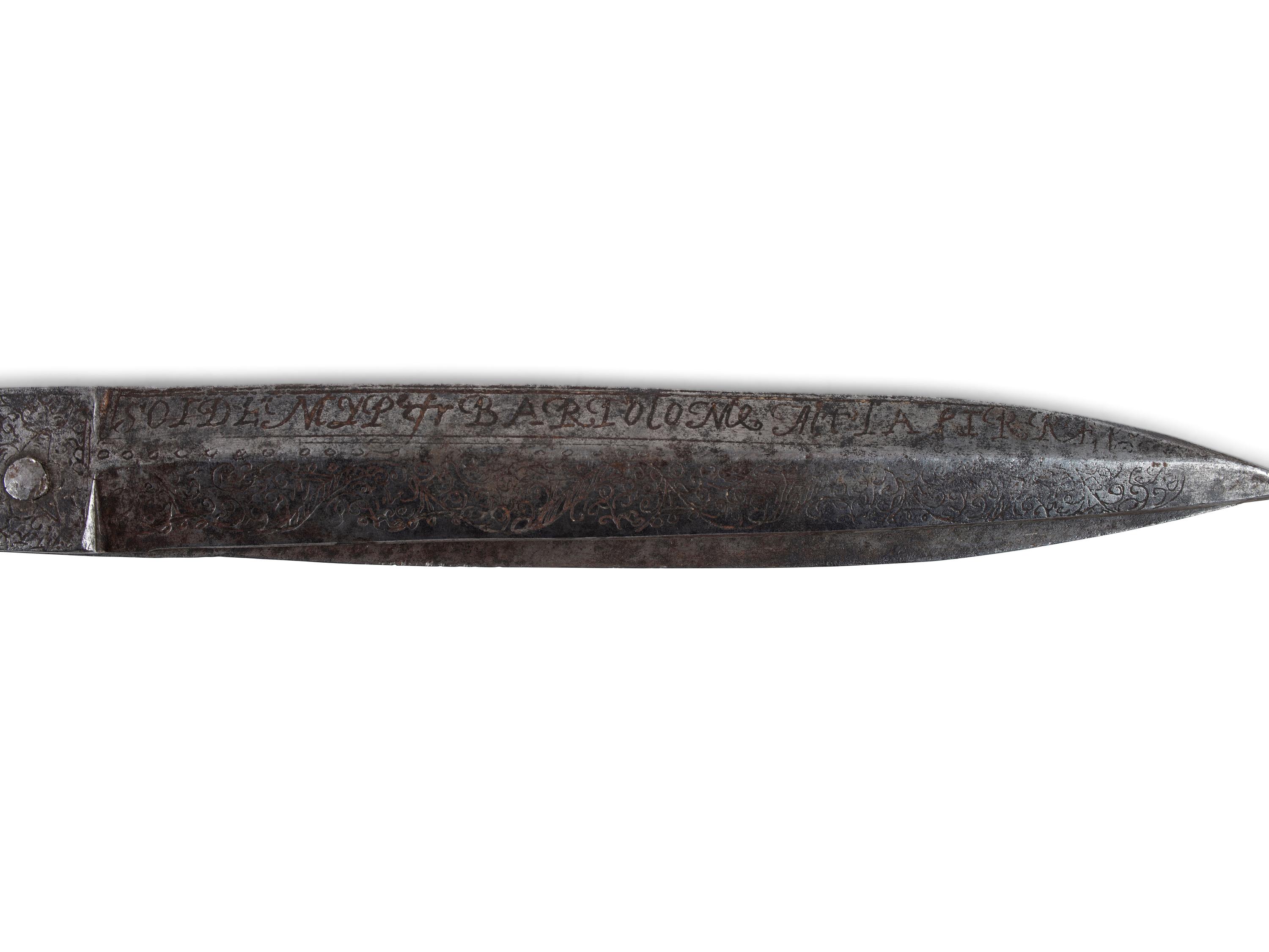 A Pair of Engraved Iron Shears