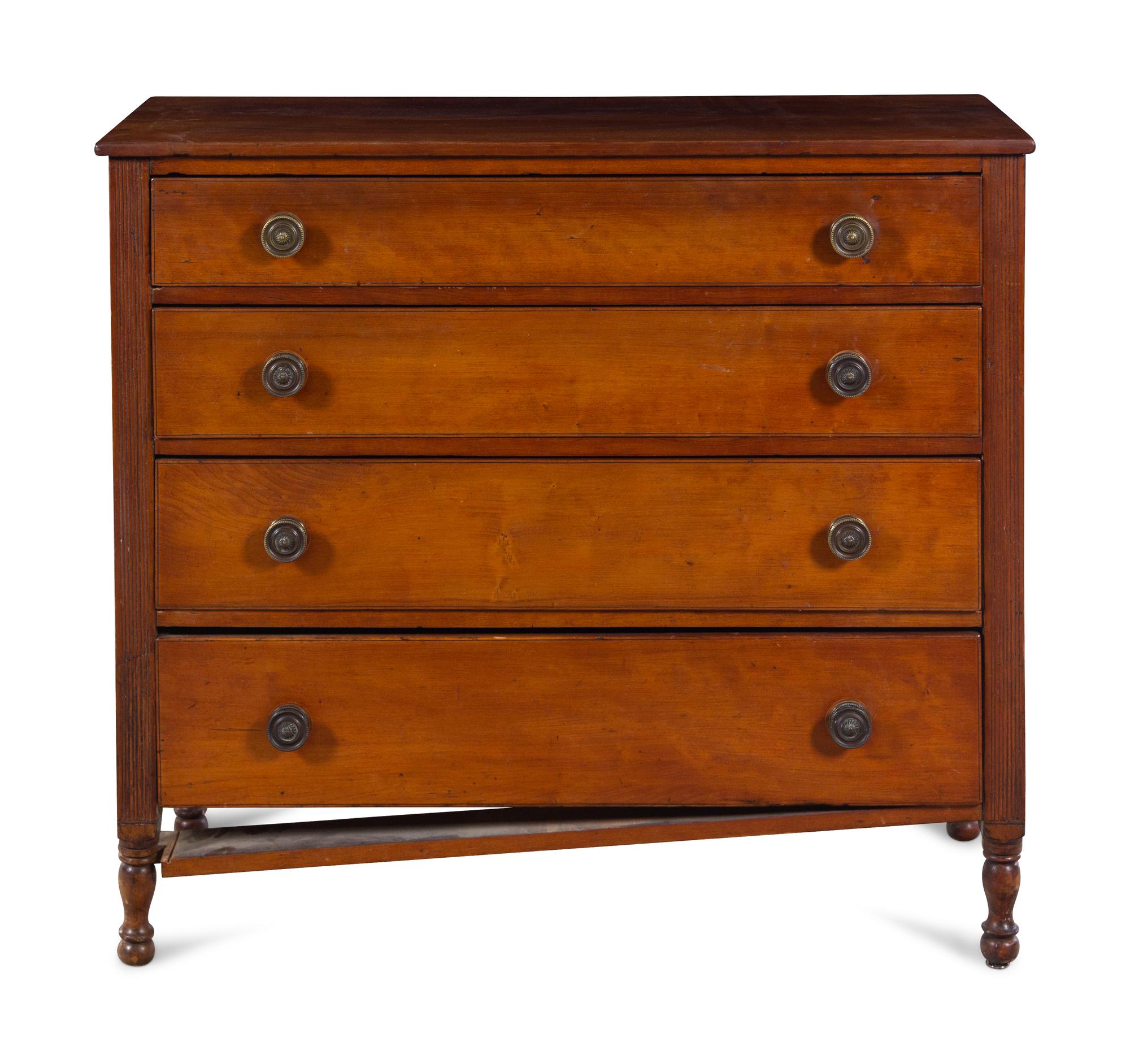A Federal Mahogany Chest of Drawers