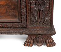 An Italian Carved Walnut Cassone