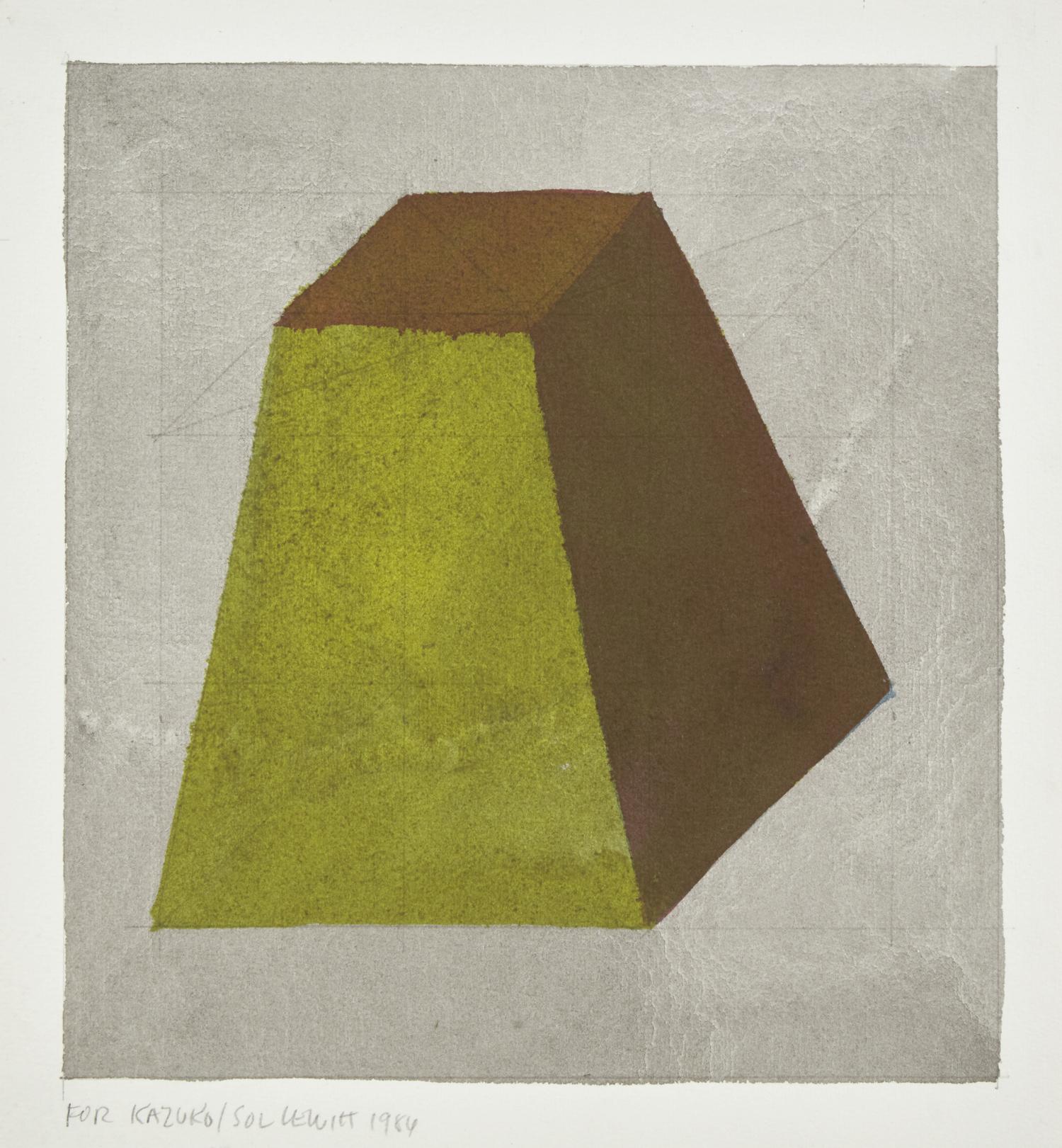 Form Derived from a Cube, 1984