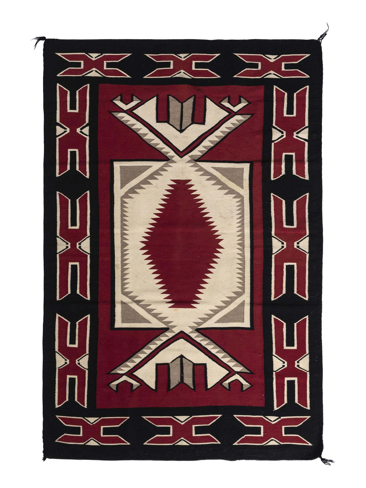 Navajo Modified Storm Pattern Weaving / Rug