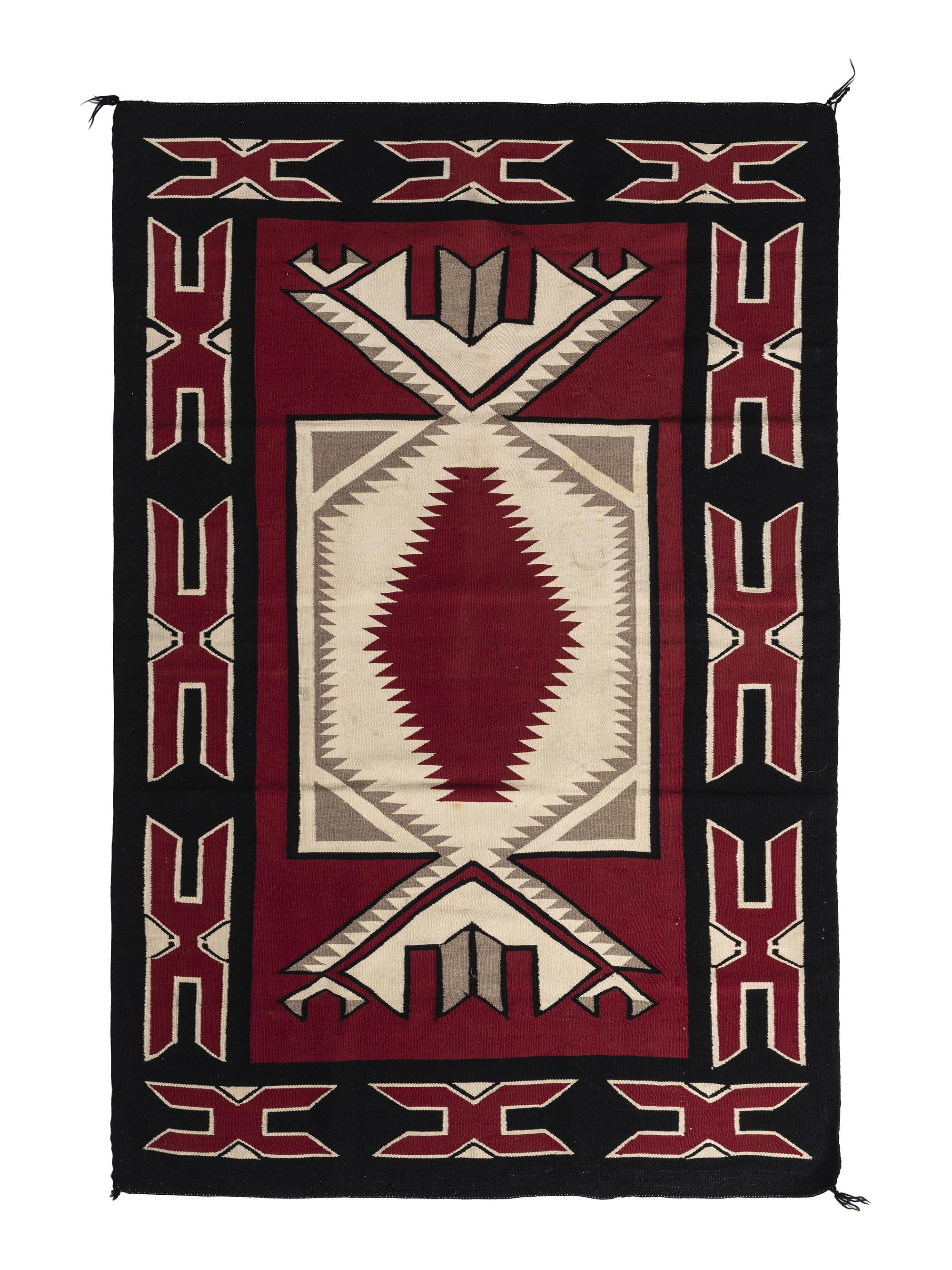 Navajo Modified Storm Pattern Weaving / Rug