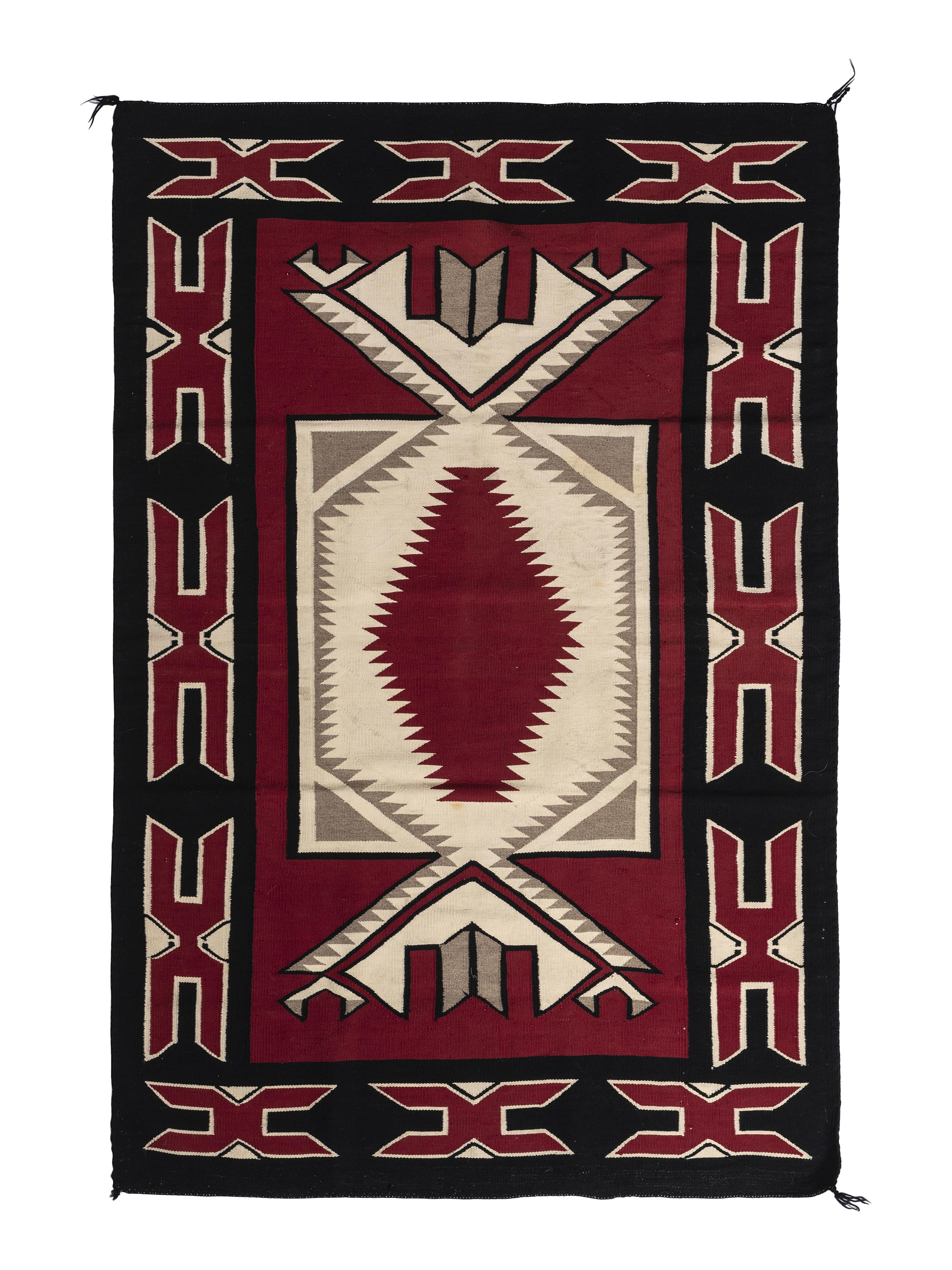 Navajo Modified Storm Pattern Weaving / Rug