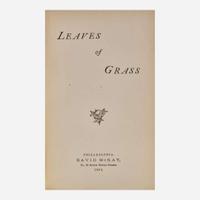 [Literature] (Whitman, Walt) Leaves of Grass