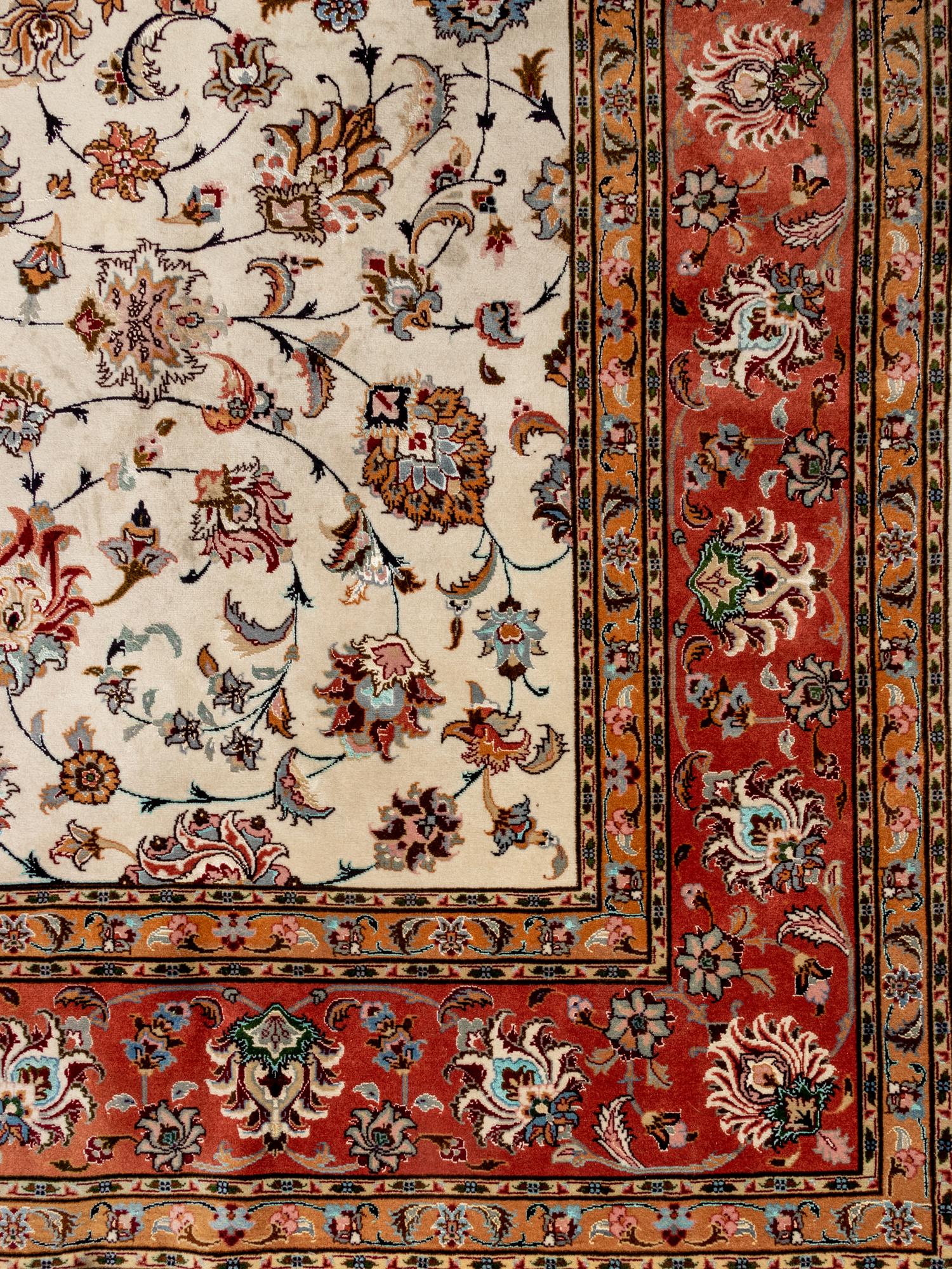 A Tabriz Wool Rug